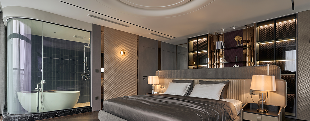 Ảnh chụp hoàn thiện nội thất căn hộ 120m2, chung cư cao cấp Hateco Laroma, phong cách hiện đại