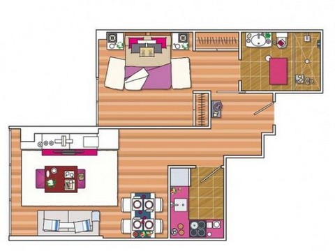 A+ : Thiết kế & Thi công nội thất căn hộ chung cư