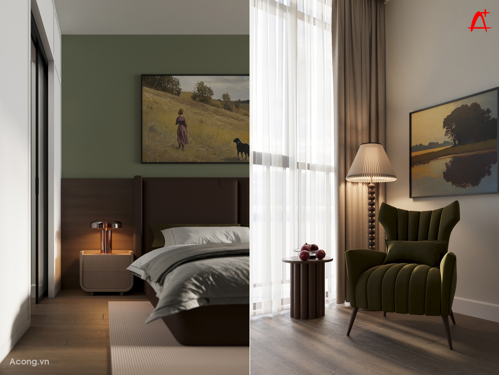 C&aacute;c g&oacute;c đẹp trong ph&ograve;ng ngủ master