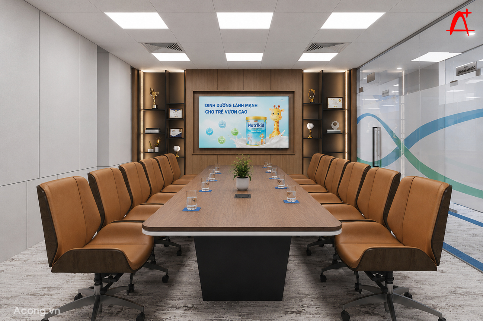 Thiết kế phòng họp công ty