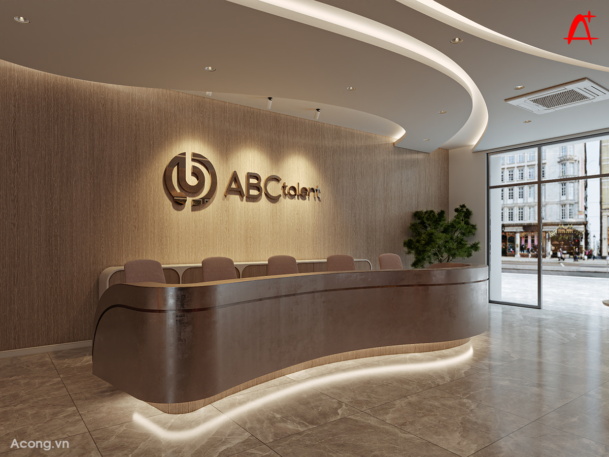 Quầy lễ t&acirc;n uốn cong, th&acirc;n thiện, dễ tiếp cận